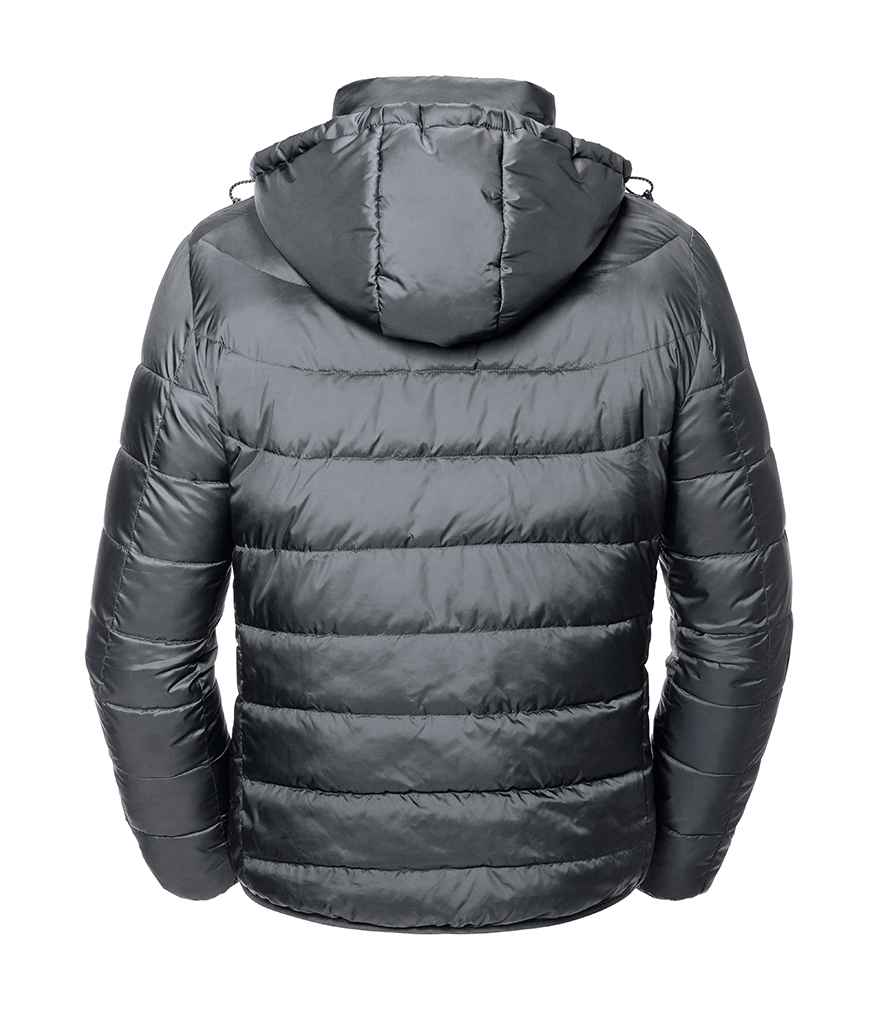 Russell Hooded Nano Padded Jacket - Iron (440M)