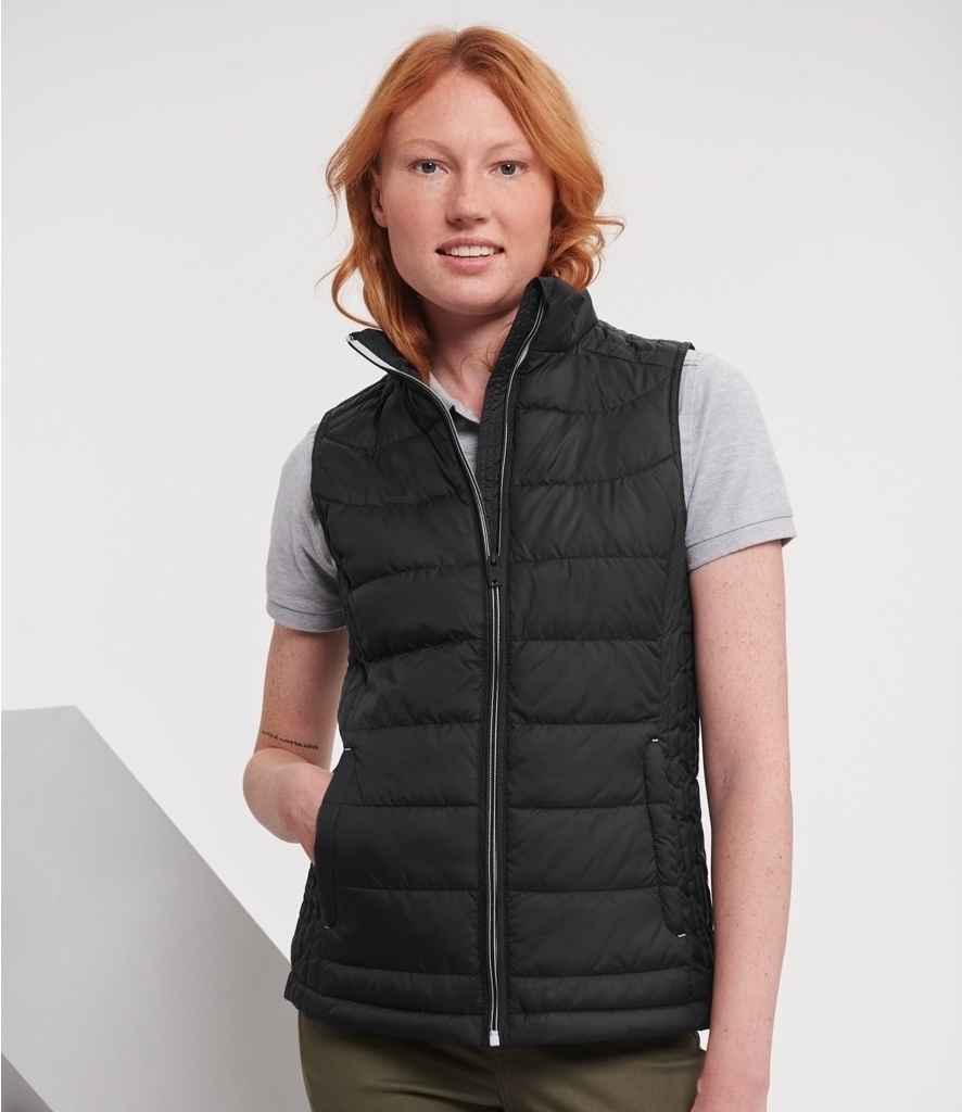 Russell Ladies Nano Padded Bodywarmer - Black (441F)