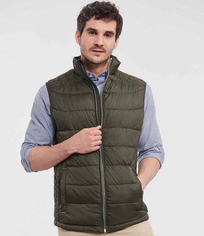 Russell Nano Padded Bodywarmer - Dark Olive (441M)
