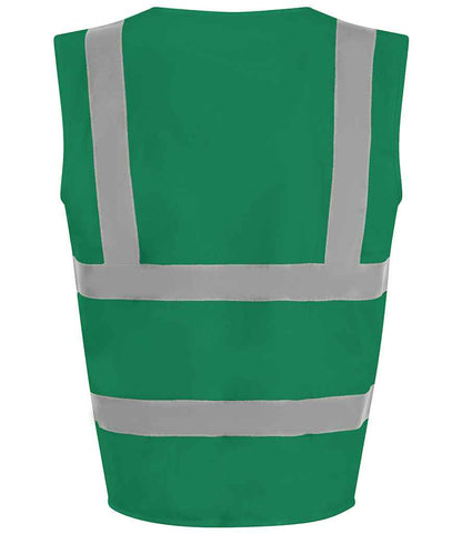 Pro RTX High Visibility Waistcoat - Paramedic Green - back