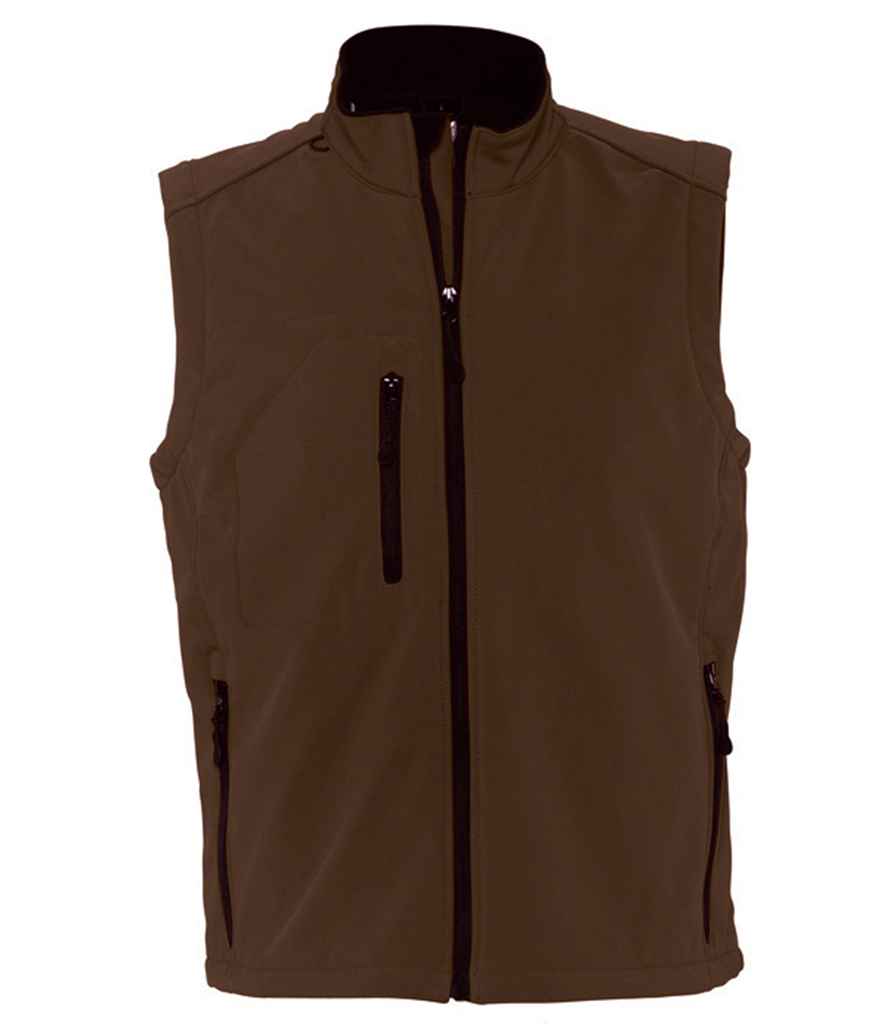 SOL'S SOL'S Rallye Soft Shell Bodywarmer - Dark Chocolate (46601)