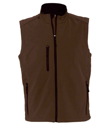 SOL'S SOL'S Rallye Soft Shell Bodywarmer - Dark Chocolate (46601)