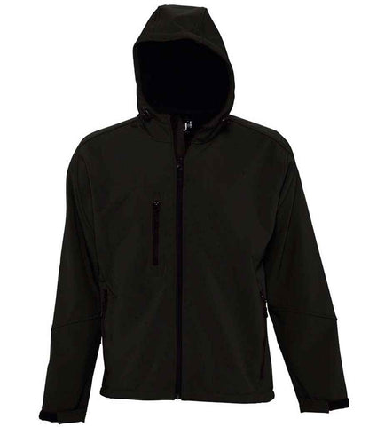 SOL'S SOL'S Replay Hooded Soft Shell Jacket - Black (46602)