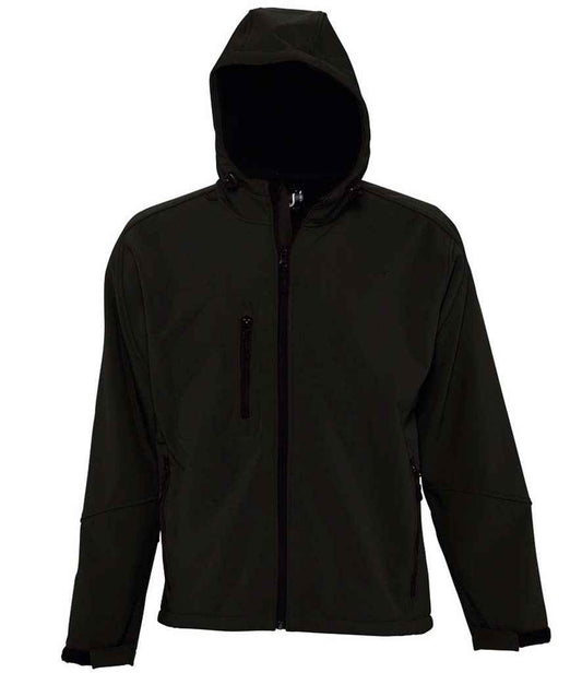 SOL'S SOL'S Replay Hooded Soft Shell Jacket - Black (46602)