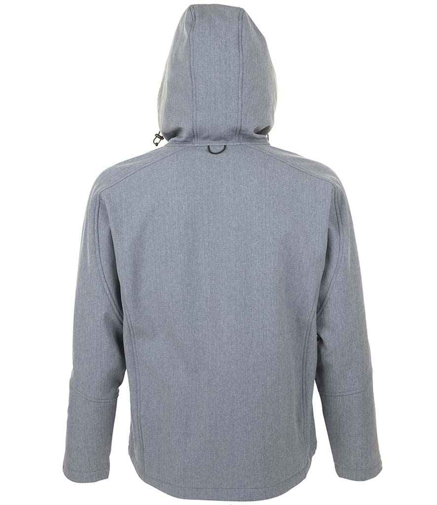 SOL'S SOL'S Replay Hooded Soft Shell Jacket - Grey Marl (46602)