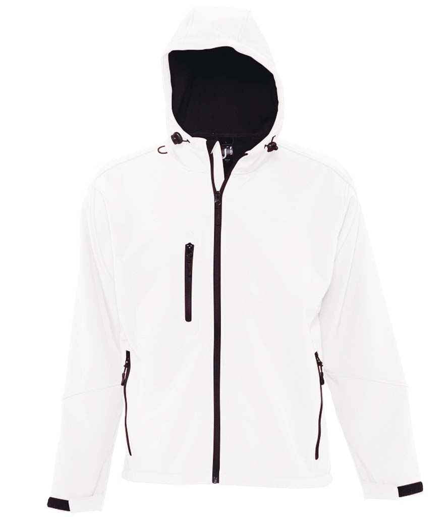 SOL'S SOL'S Replay Hooded Soft Shell Jacket - White (46602)