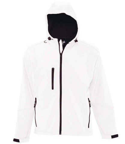 SOL'S SOL'S Replay Hooded Soft Shell Jacket - White (46602)