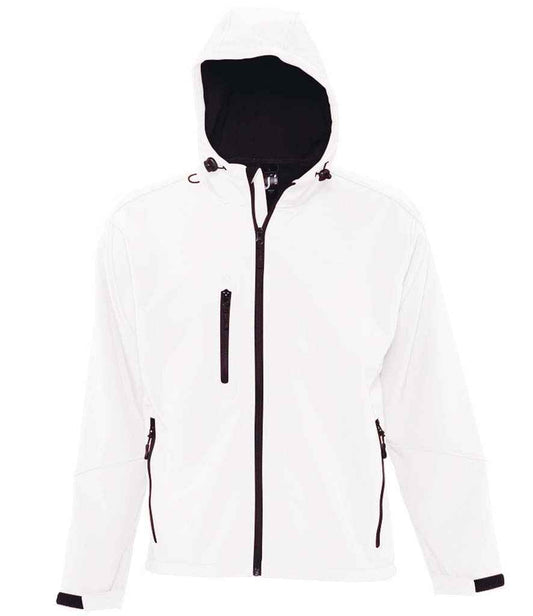 SOL'S SOL'S Replay Hooded Soft Shell Jacket - White (46602)