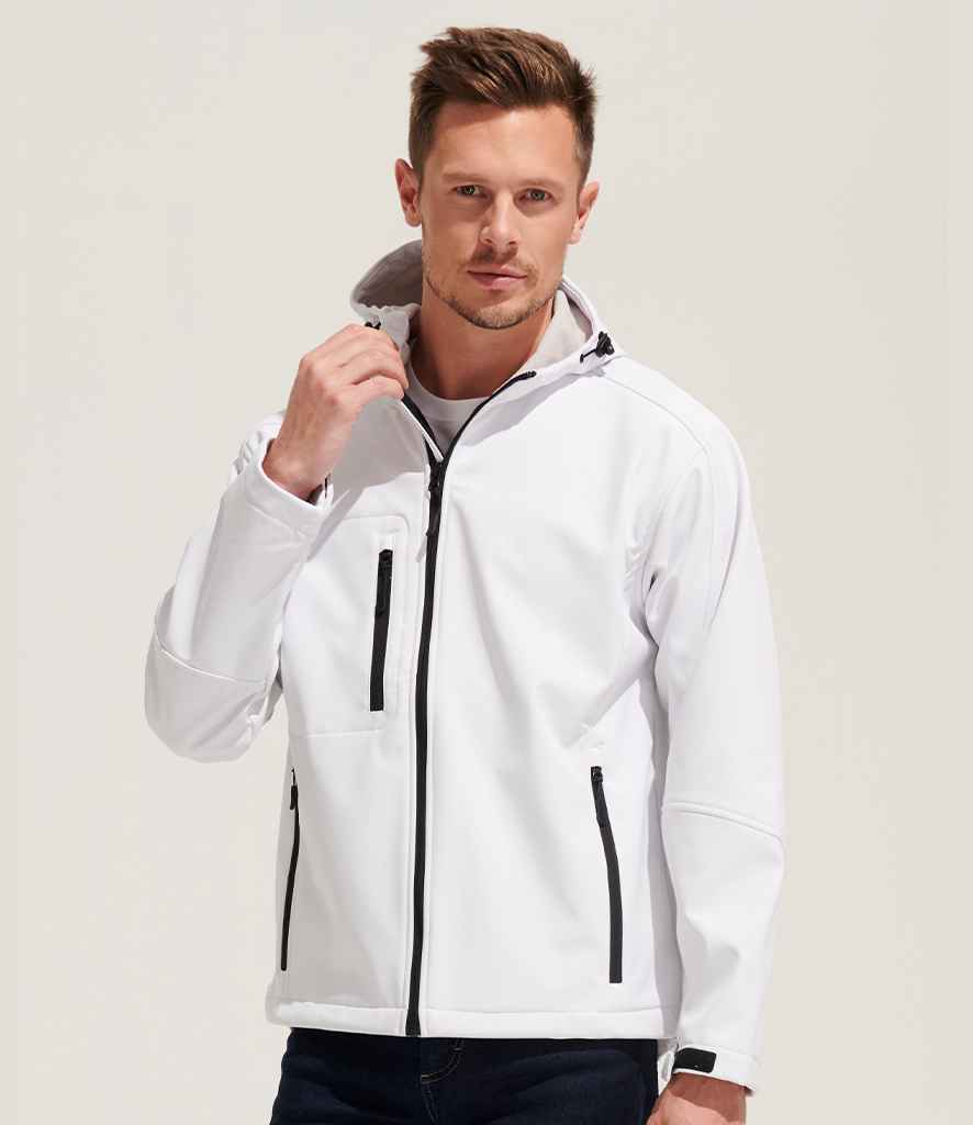SOL'S SOL'S Replay Hooded Soft Shell Jacket - White (46602)