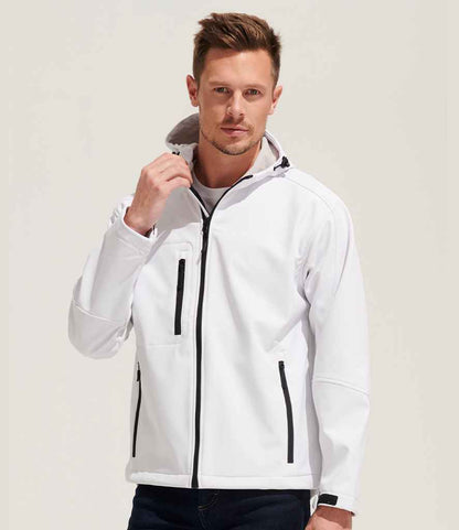 SOL'S SOL'S Replay Hooded Soft Shell Jacket - White (46602)
