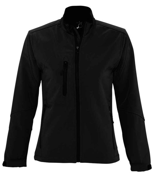 SOL'S SOL'S Ladies Roxy Soft Shell Jacket - Black (46800)