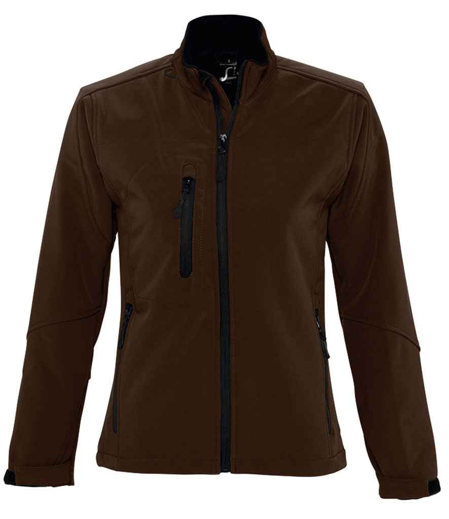 SOL'S SOL'S Ladies Roxy Soft Shell Jacket - Dark Chocolate (46800)