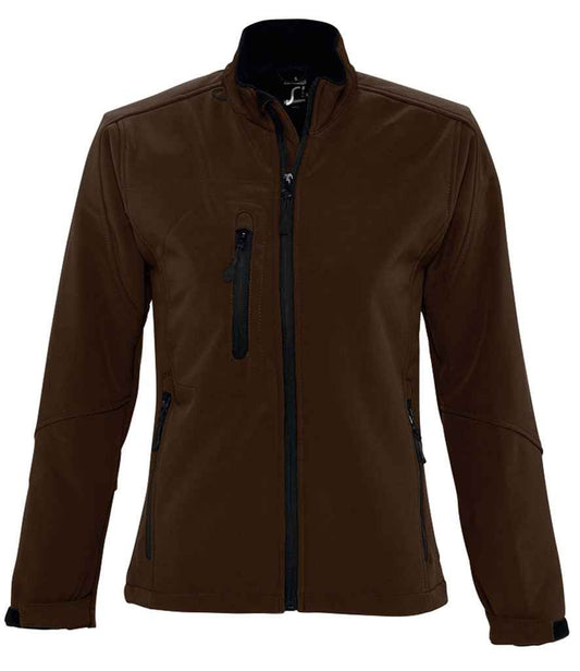 SOL'S SOL'S Ladies Roxy Soft Shell Jacket - Dark Chocolate (46800)