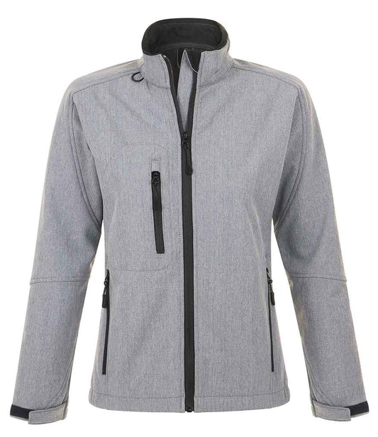 SOL'S SOL'S Ladies Roxy Soft Shell Jacket - Grey Marl (46800)