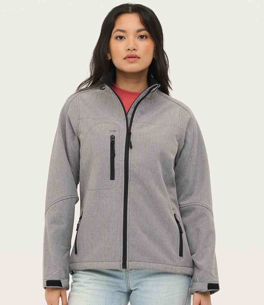 SOL'S SOL'S Ladies Roxy Soft Shell Jacket - Grey Marl (46800)