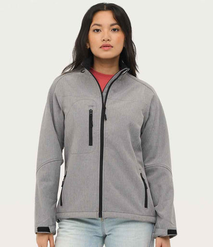 SOL'S SOL'S Ladies Roxy Soft Shell Jacket - Grey Marl (46800)
