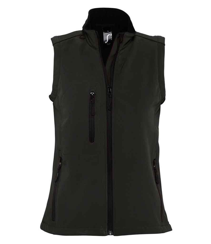 SOL'S SOL'S Ladies Rallye Soft Shell Bodywarmer - Black (46801)