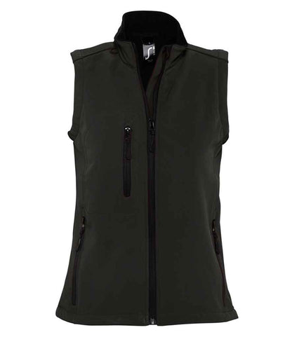 SOL'S SOL'S Ladies Rallye Soft Shell Bodywarmer - Black (46801)