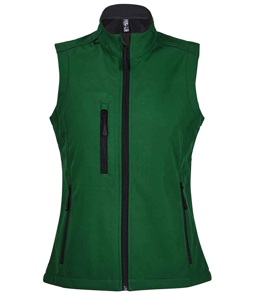 SOL'S SOL'S Ladies Rallye Soft Shell Bodywarmer - Bottle Green (46801)