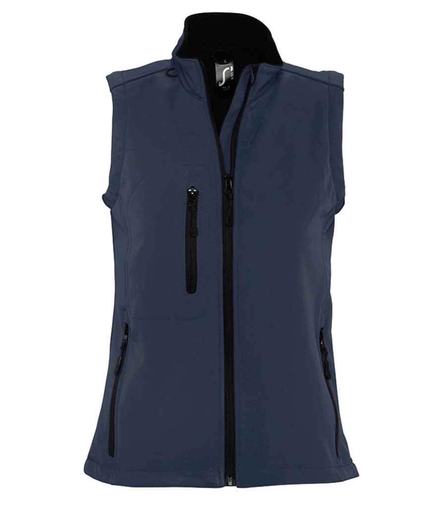 SOL'S SOL'S Ladies Rallye Soft Shell Bodywarmer - French Navy (46801)