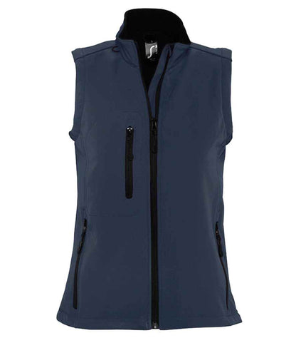 SOL'S SOL'S Ladies Rallye Soft Shell Bodywarmer - French Navy (46801)