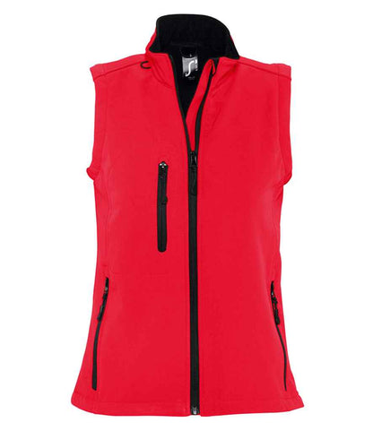 SOL'S SOL'S Ladies Rallye Soft Shell Bodywarmer - Red (46801)