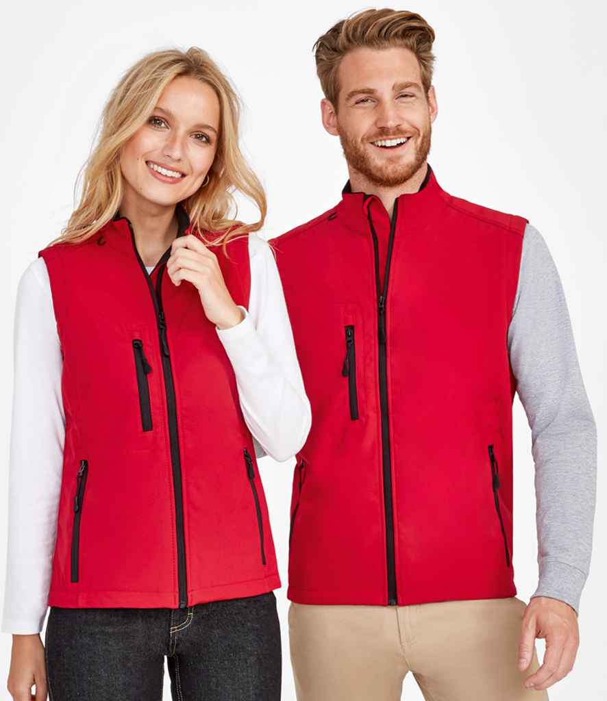 SOL'S SOL'S Ladies Rallye Soft Shell Bodywarmer - Red (46801)