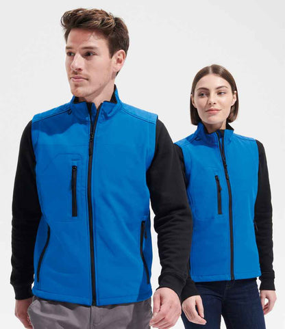 SOL'S SOL'S Ladies Rallye Soft Shell Bodywarmer - Royal Blue (46801)