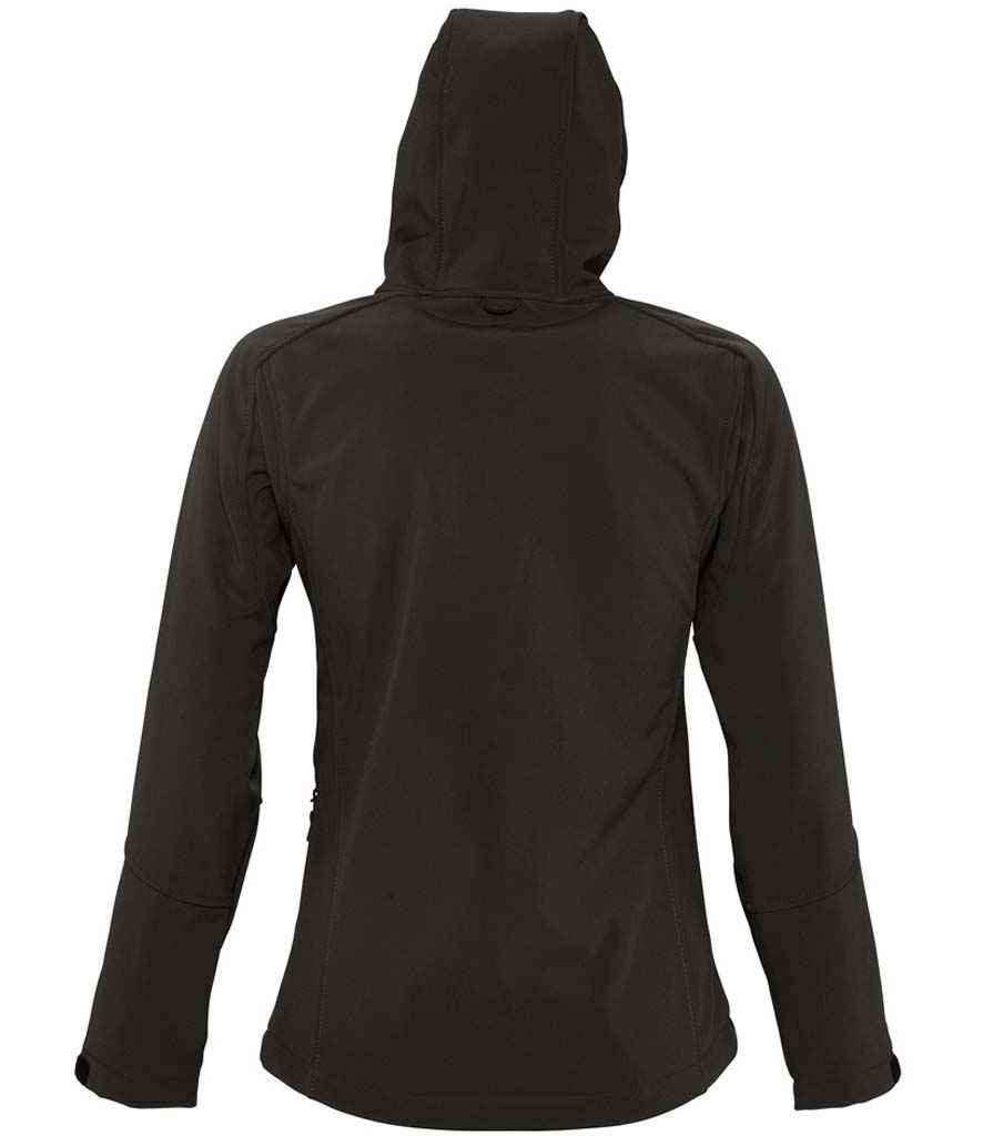 SOL'S SOL'S Ladies Replay Hooded Soft Shell Jacket - Black (46802)