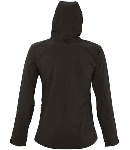 SOL'S SOL'S Ladies Replay Hooded Soft Shell Jacket - Black (46802)