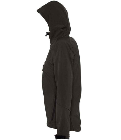SOL'S SOL'S Ladies Replay Hooded Soft Shell Jacket - Black (46802)