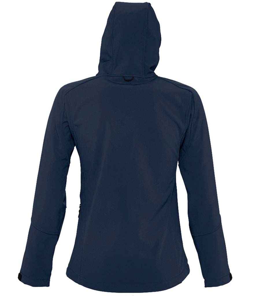 SOL'S SOL'S Ladies Replay Hooded Soft Shell Jacket - French Navy (46802)