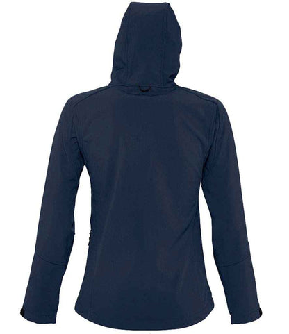 SOL'S SOL'S Ladies Replay Hooded Soft Shell Jacket - French Navy (46802)