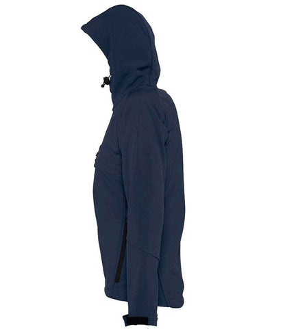 SOL'S SOL'S Ladies Replay Hooded Soft Shell Jacket - French Navy (46802)