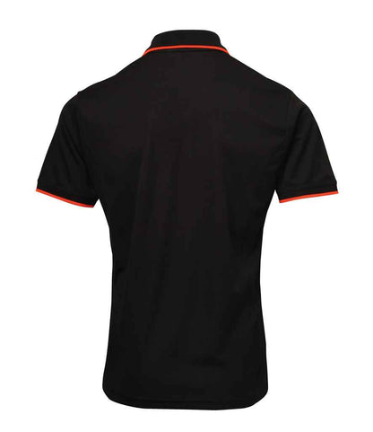 Premier Contrast Coolchecker® Piqué Polo Shirt - BACK
