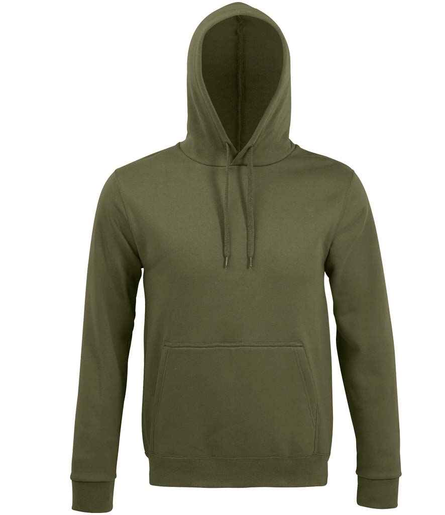 SOL'S SOL'S Unisex Snake Hooded Sweatshirt - Army (47101)