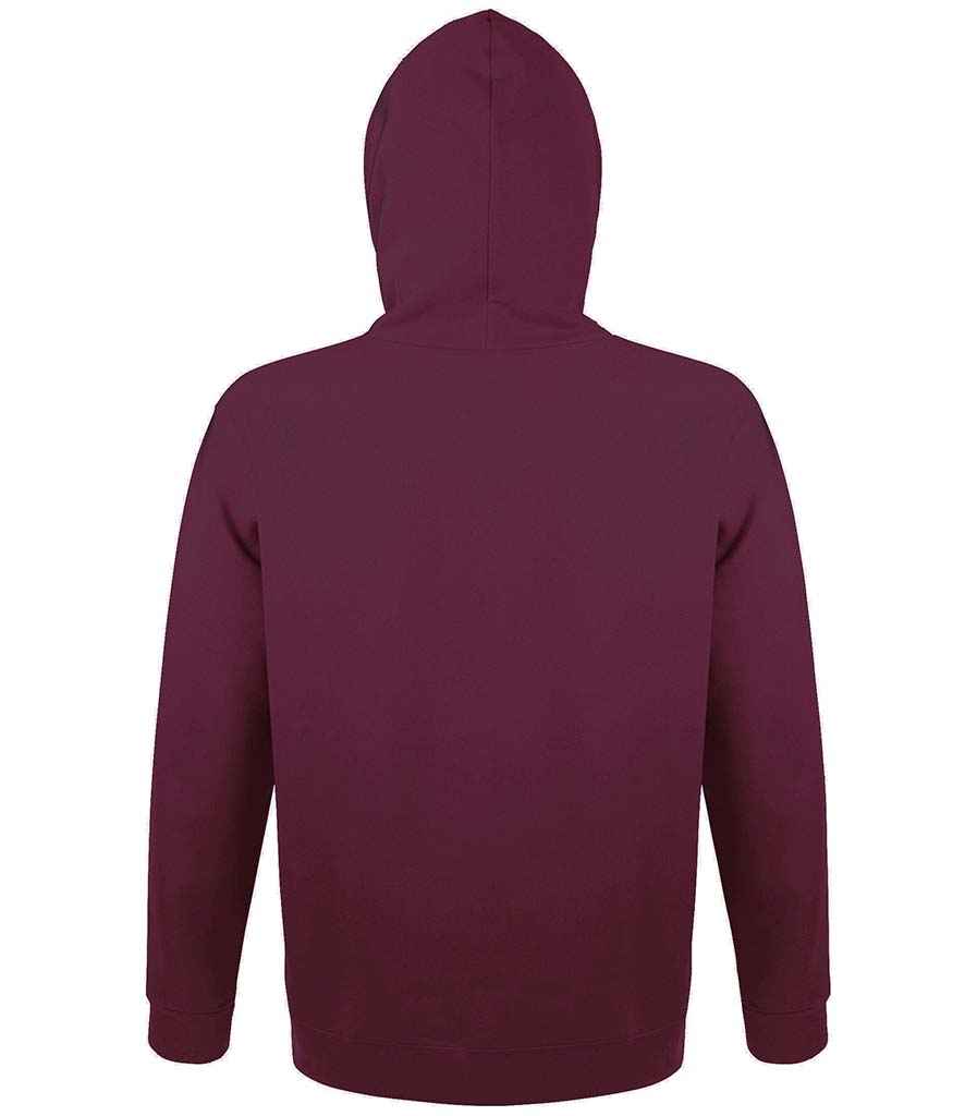 SOL'S SOL'S Unisex Snake Hooded Sweatshirt - Burgundy (47101)