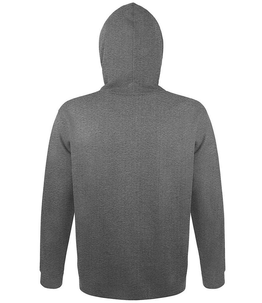 SOL'S SOL'S Unisex Snake Hooded Sweatshirt - Charcoal Marl (47101)
