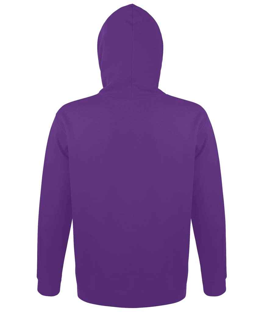SOL'S SOL'S Unisex Snake Hooded Sweatshirt - Dark Purple (47101)
