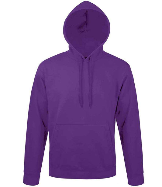 SOL'S SOL'S Unisex Snake Hooded Sweatshirt - Dark Purple (47101)
