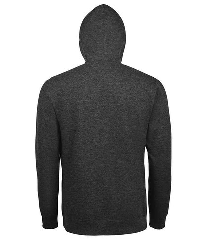 SOL'S SOL'S Seven Zip Hooded Sweatshirt - Charcoal Marl (47800)