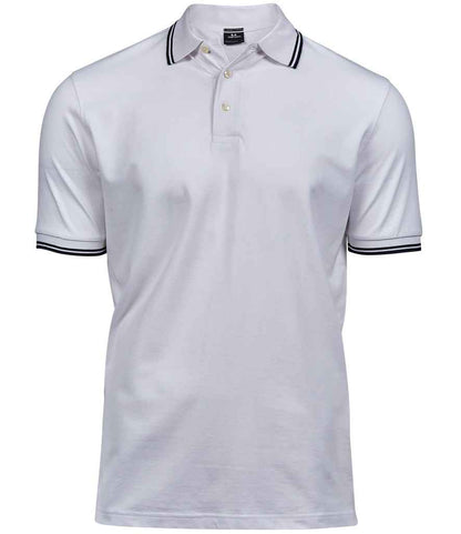 Tee Jays Luxury Stretch Tipped Polo Shirt - FRONT