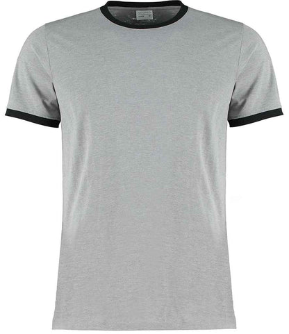 Kustom Kit Fashion Fit Ringer T-Shirt - FRONT
