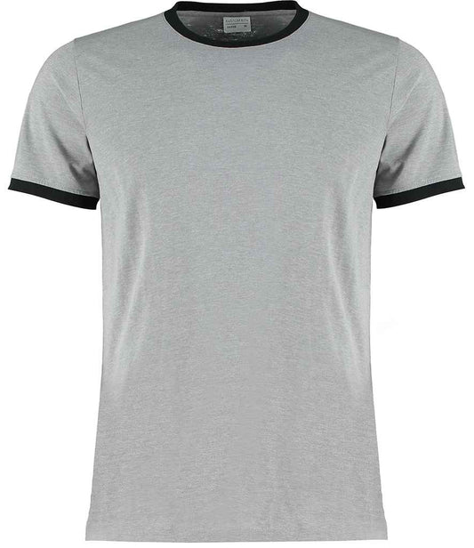 Kustom Kit Fashion Fit Ringer T-Shirt - FRONT