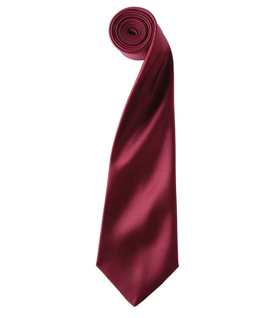 Premier 'Colours' Satin Tie - FRONT