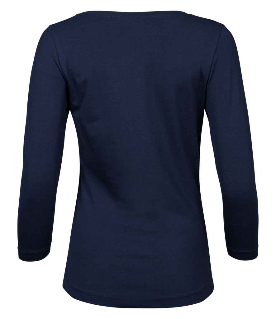 Tee Jays Ladies Stretch 3/4 Sleeve T-Shirt - BACK
