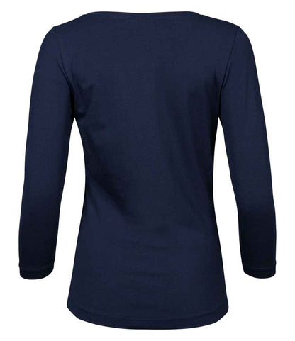 Tee Jays Ladies Stretch 3/4 Sleeve T-Shirt - BACK
