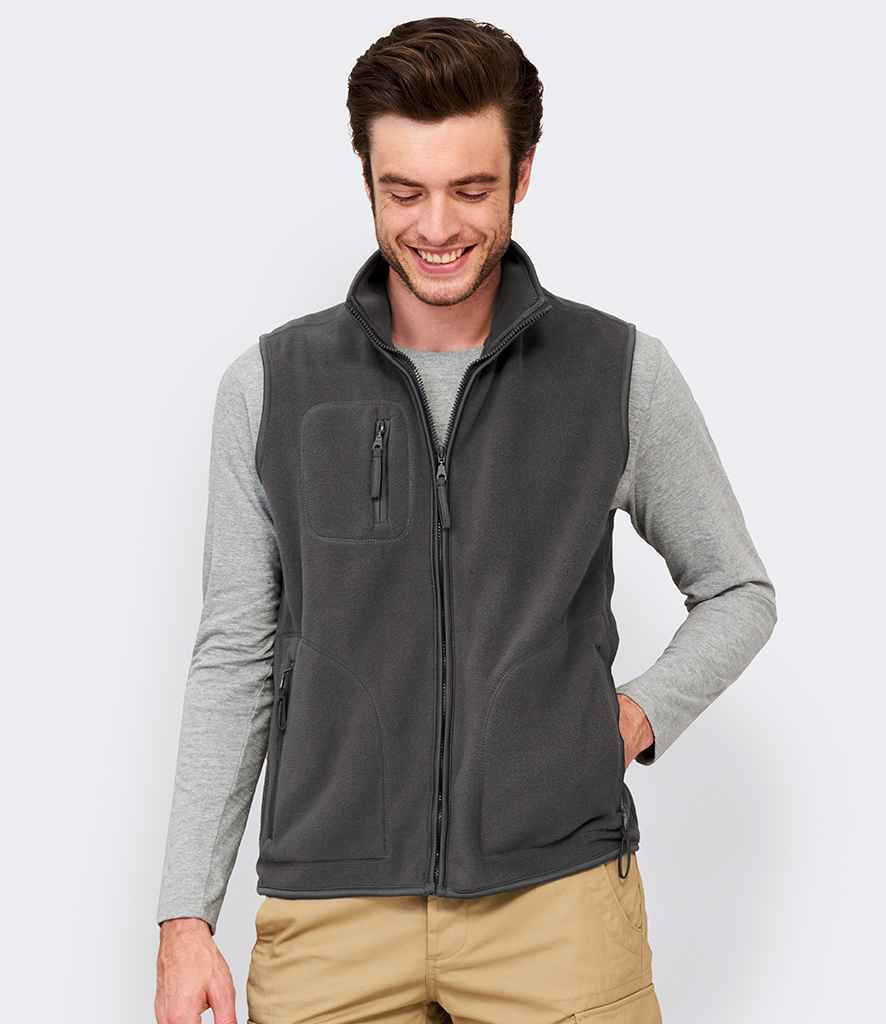 SOL'S SOL'S Unisex Norway Fleece Bodywarmer - Charcoal (51000)