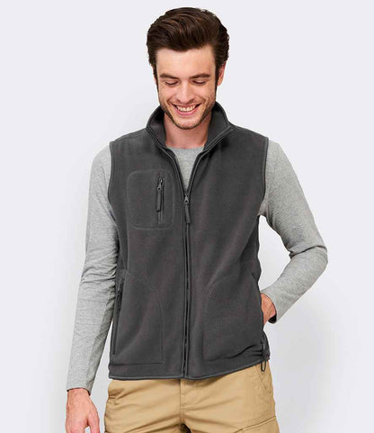 SOL'S SOL'S Unisex Norway Fleece Bodywarmer - Charcoal (51000)