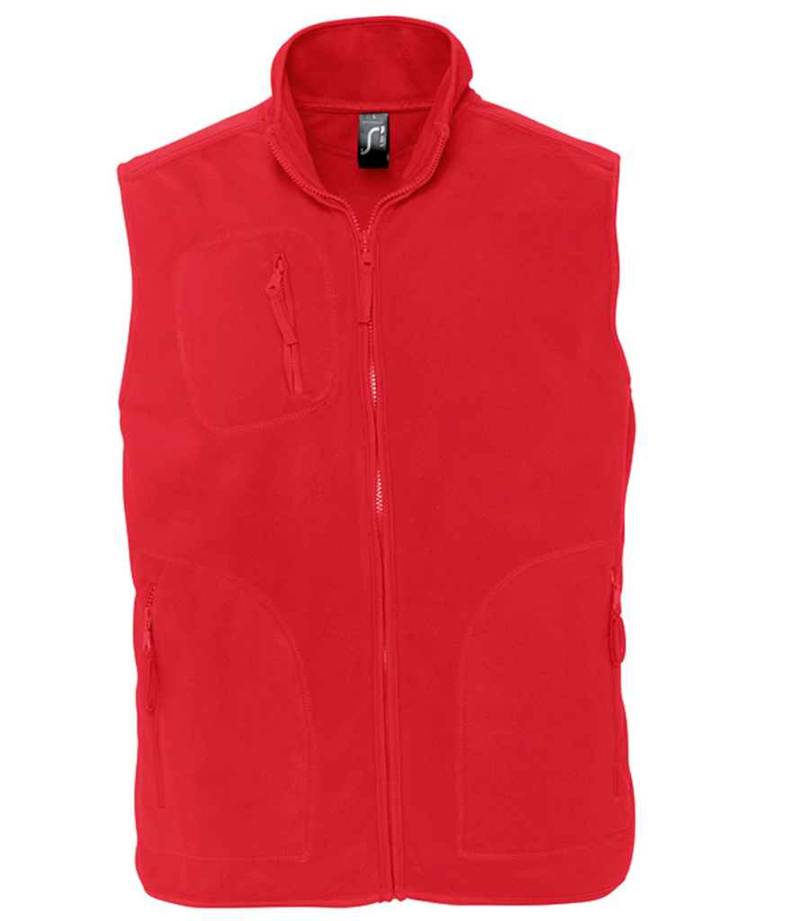 SOL'S SOL'S Unisex Norway Fleece Bodywarmer - Red (51000)